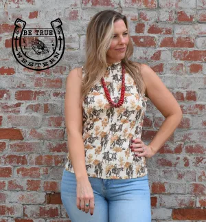 The Sky High Vintage Tank Top