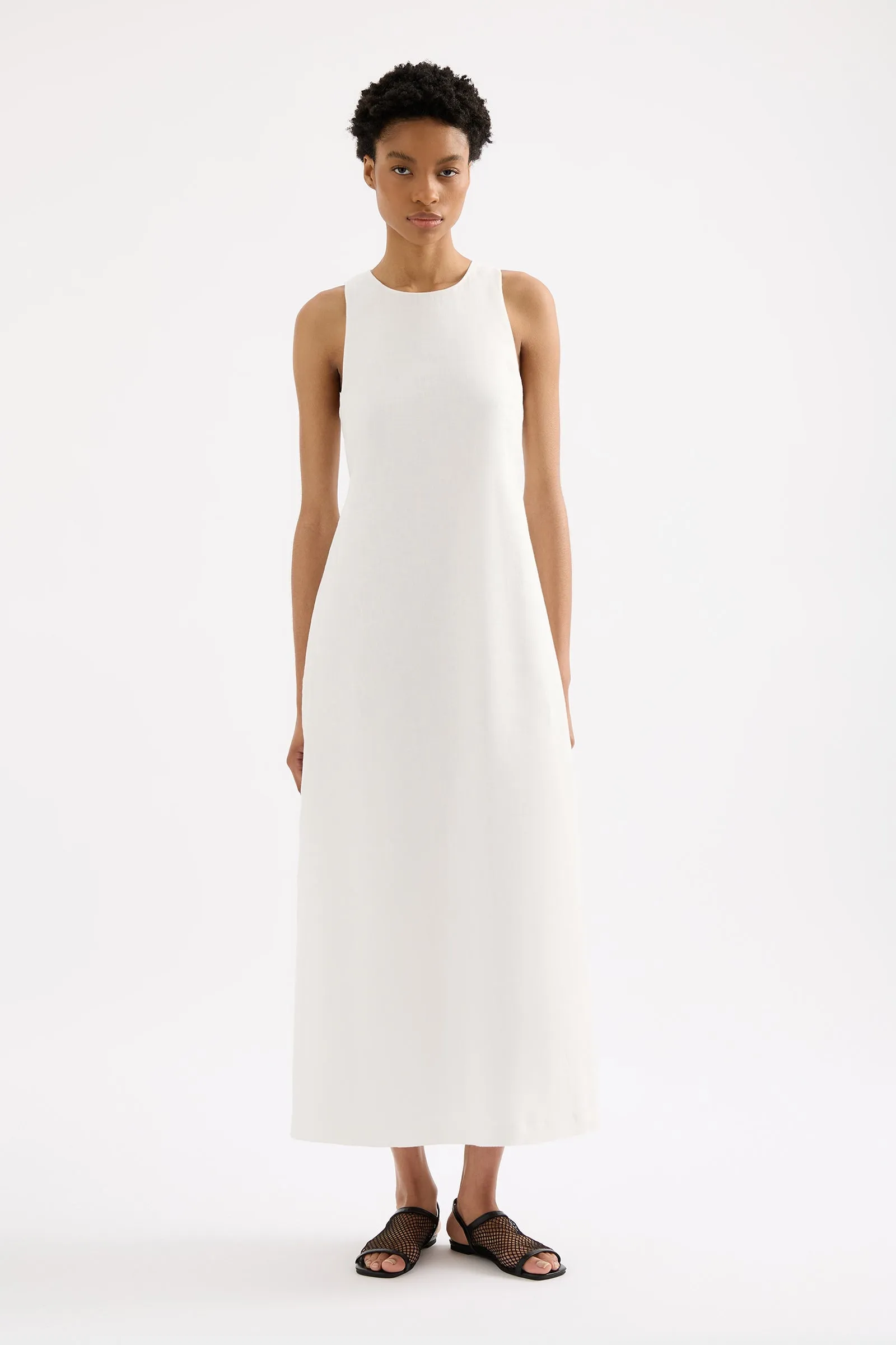 THILDA LINEN MAXI DRESS