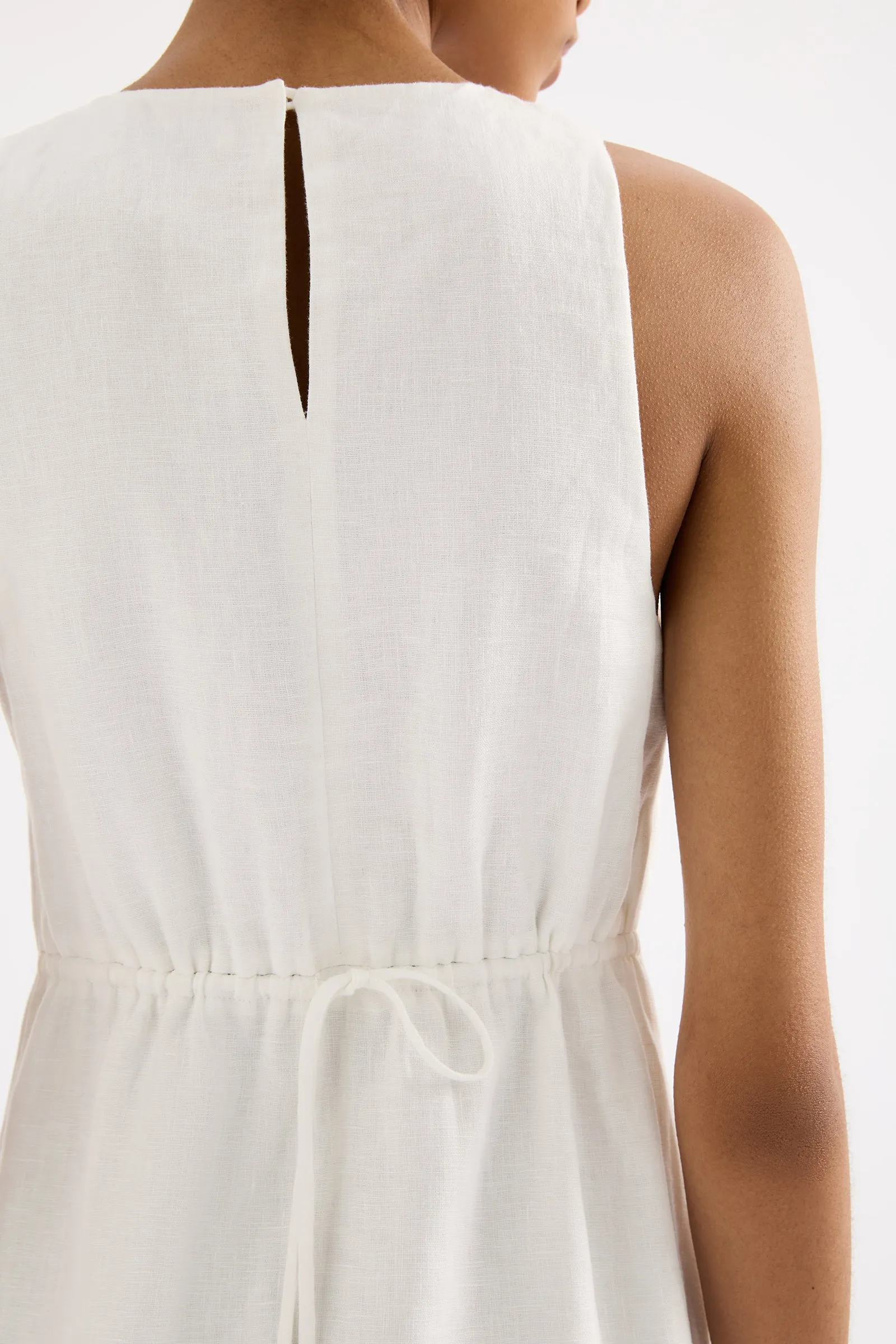 THILDA LINEN MAXI DRESS