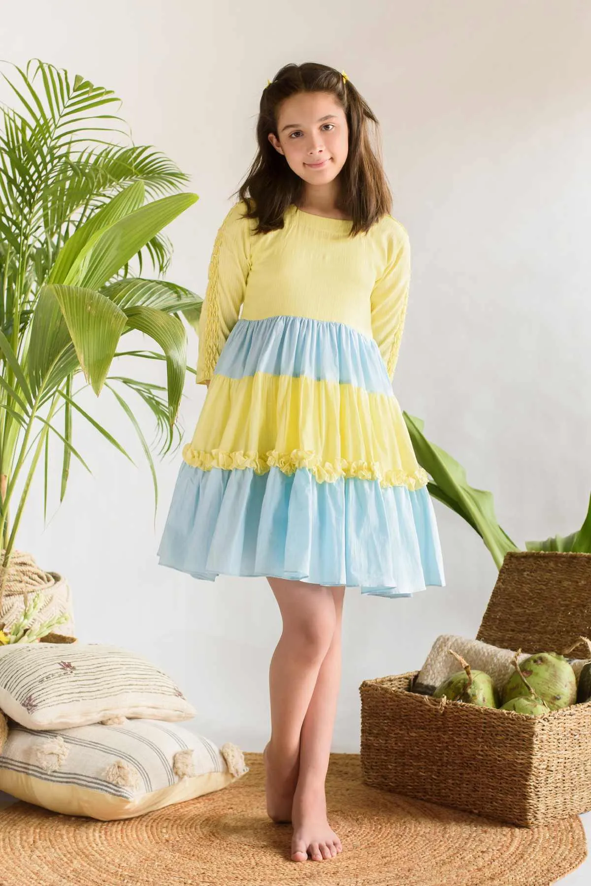 Tiered Smock Dress