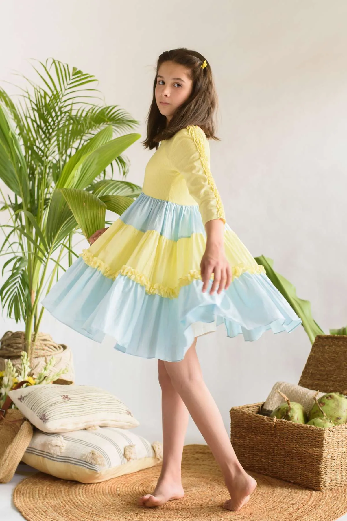 Tiered Smock Dress
