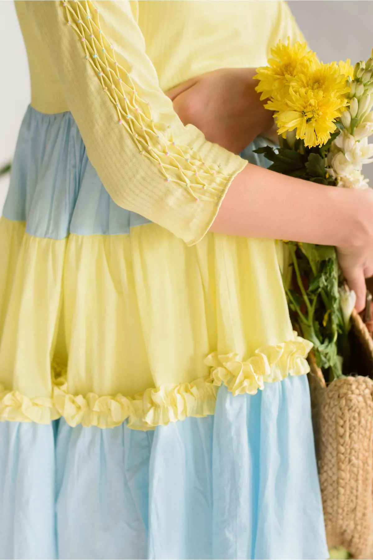 Tiered Smock Dress
