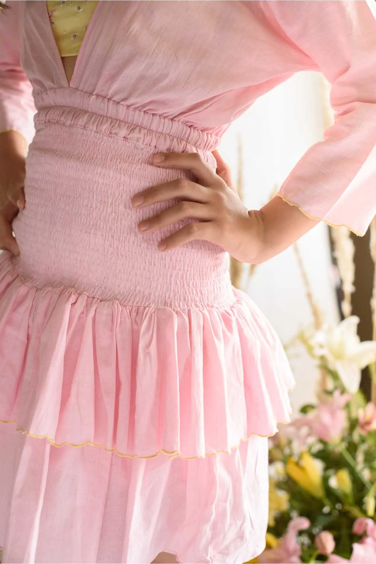 Tiered Smock Dress