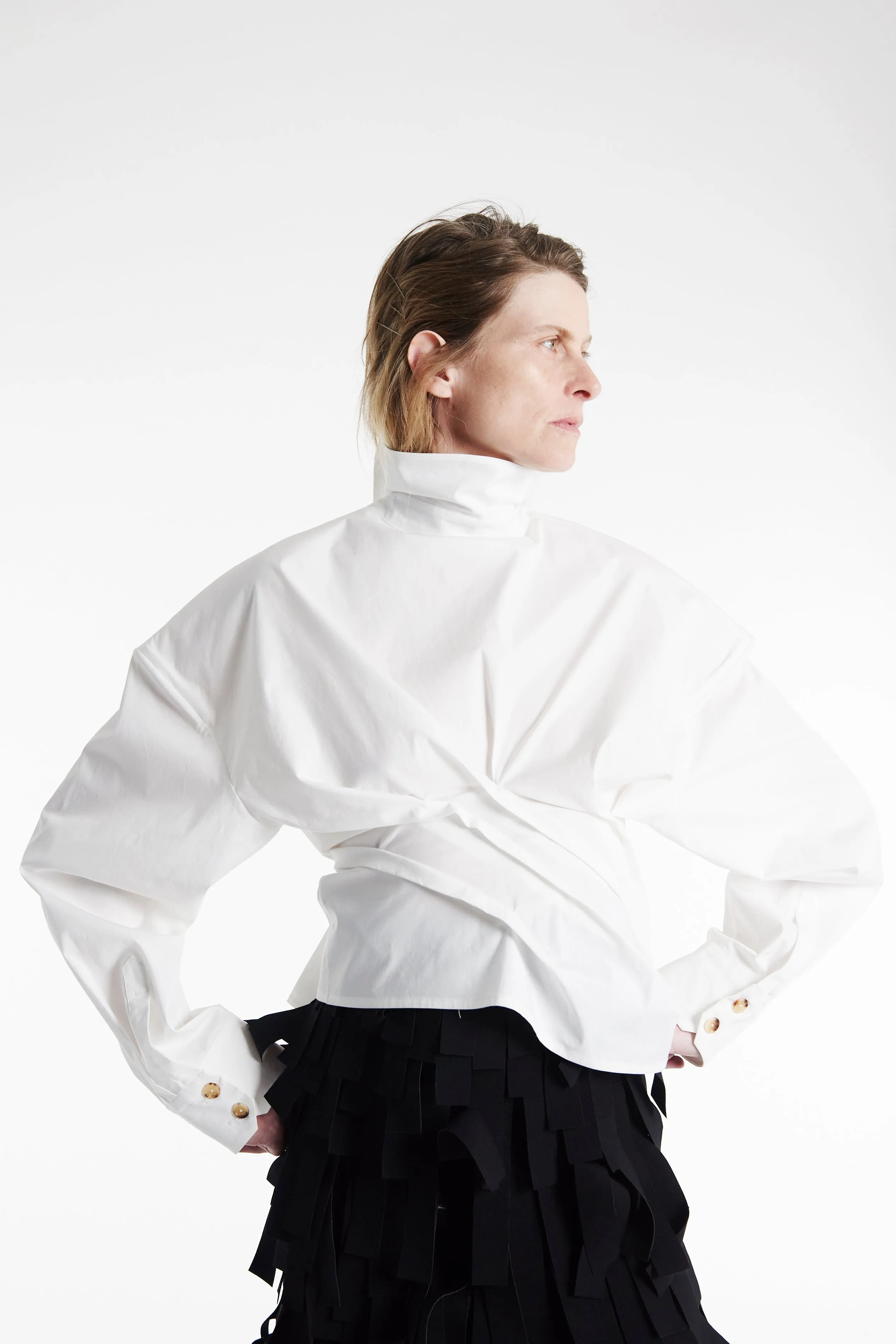 Twisted Shirt White