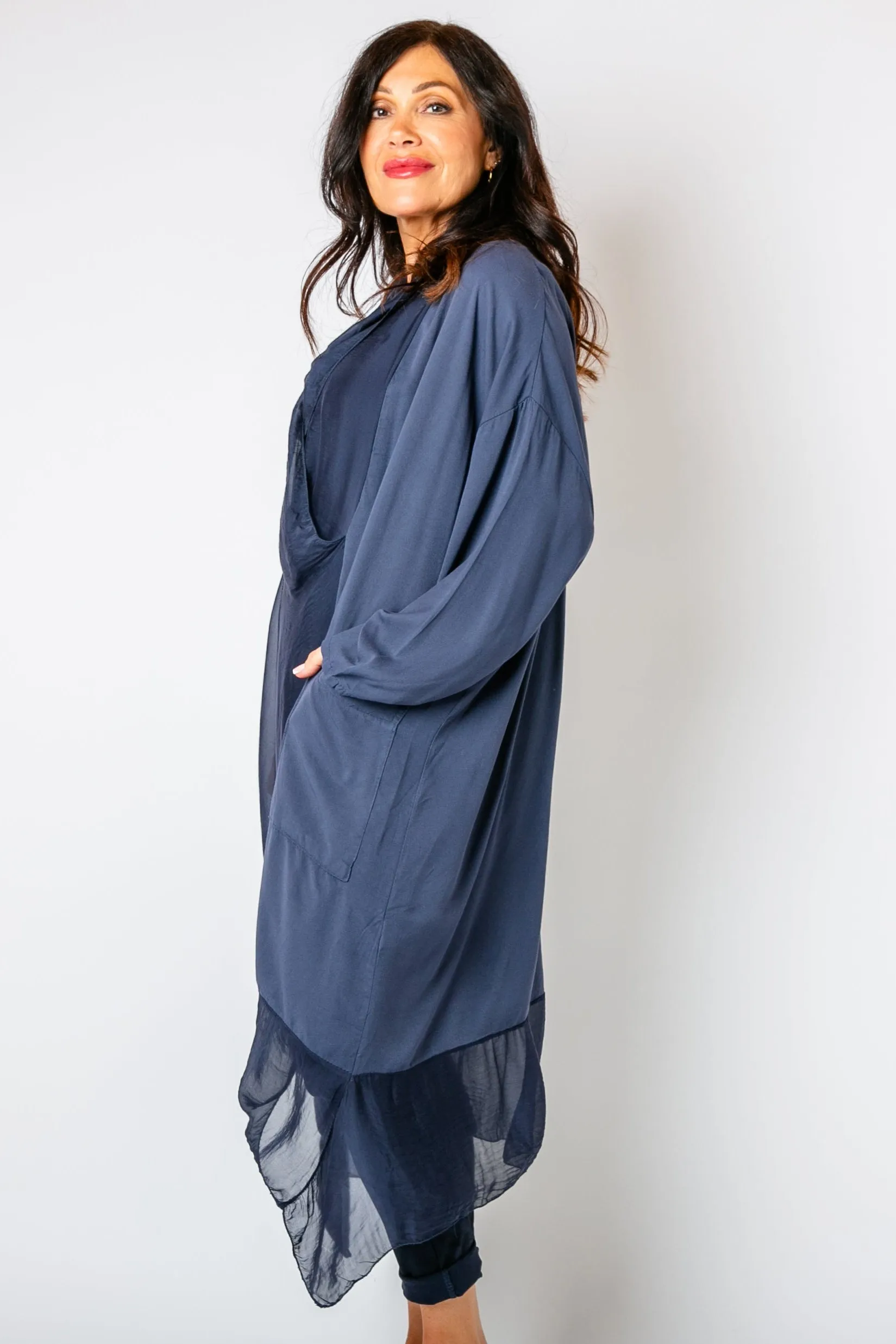 Two Pocket Crossover Tunic