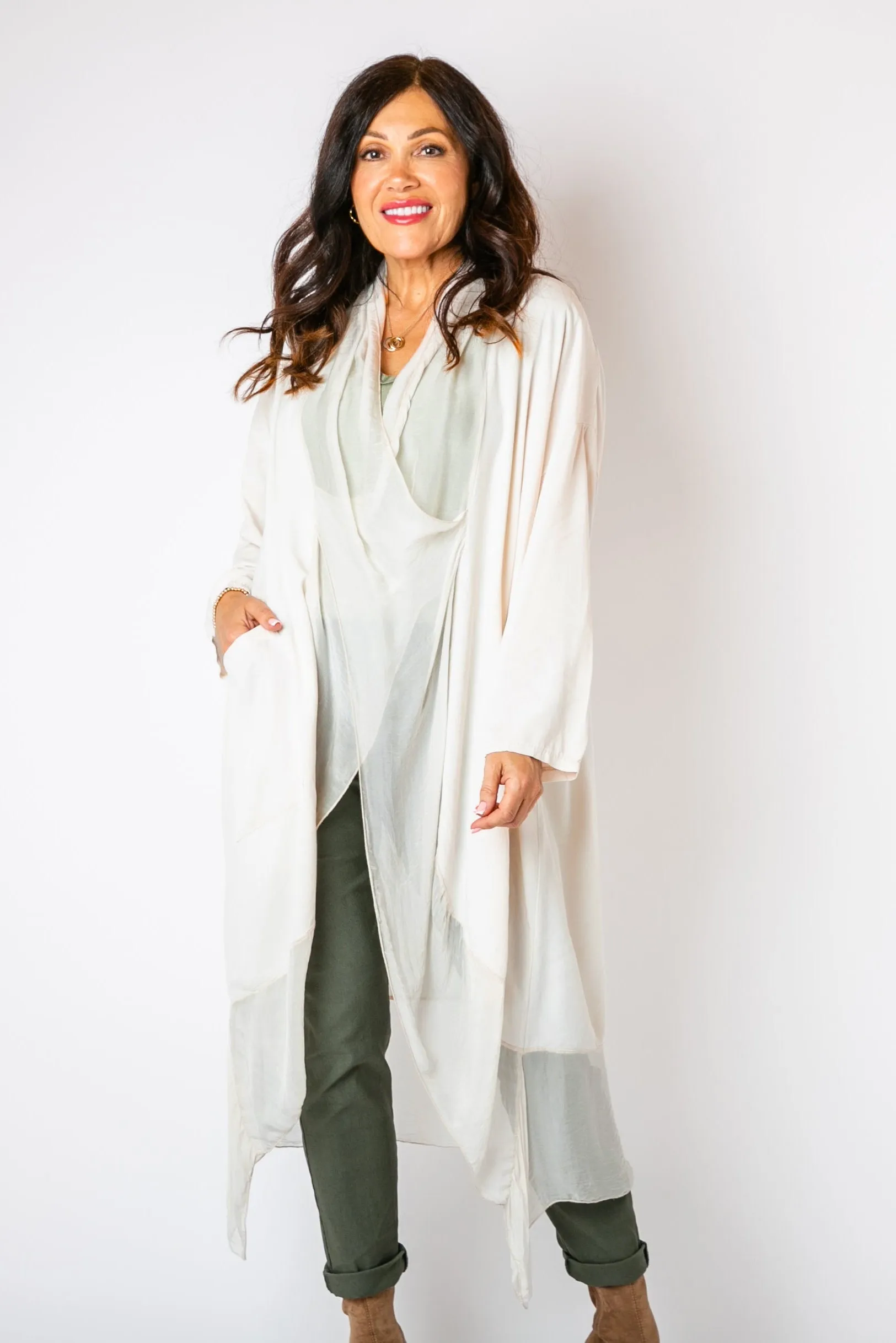 Two Pocket Crossover Tunic