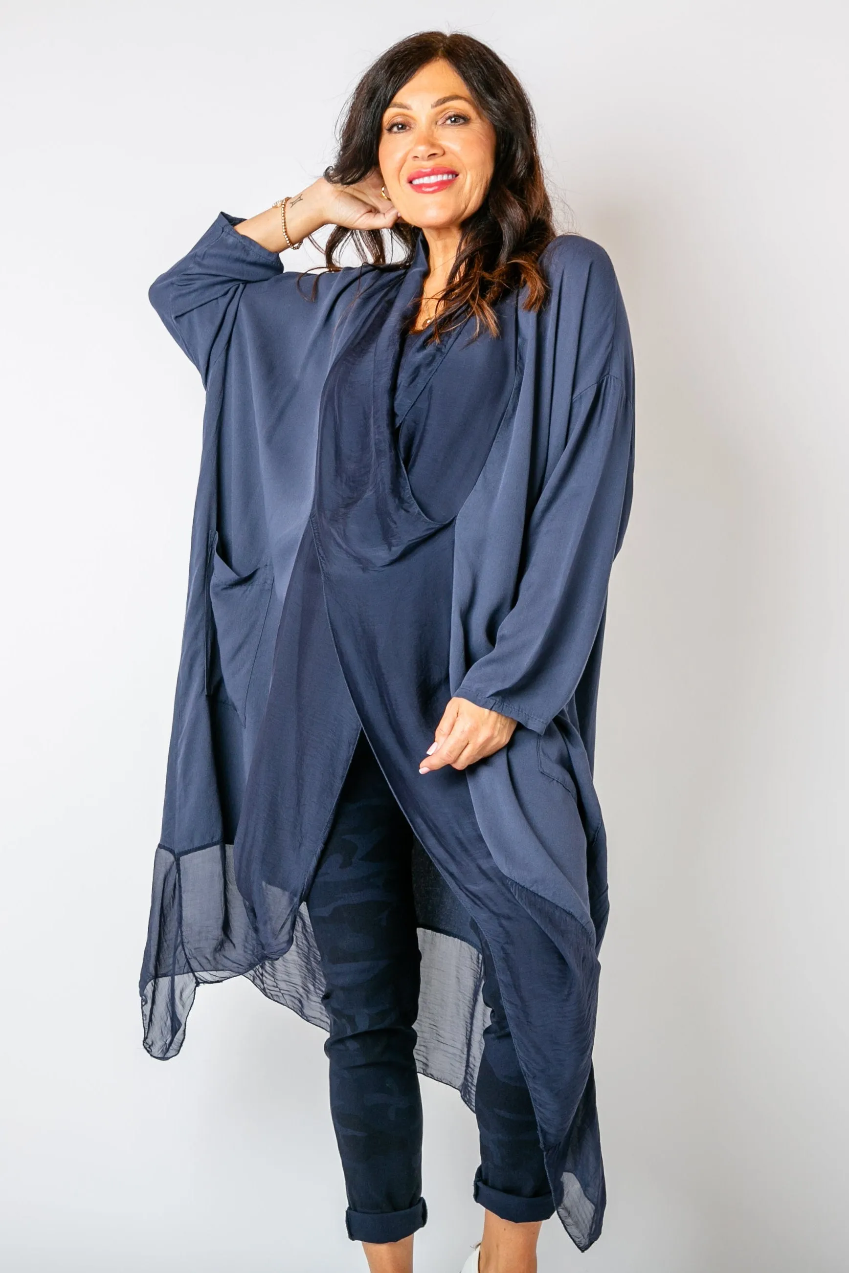 Two Pocket Crossover Tunic
