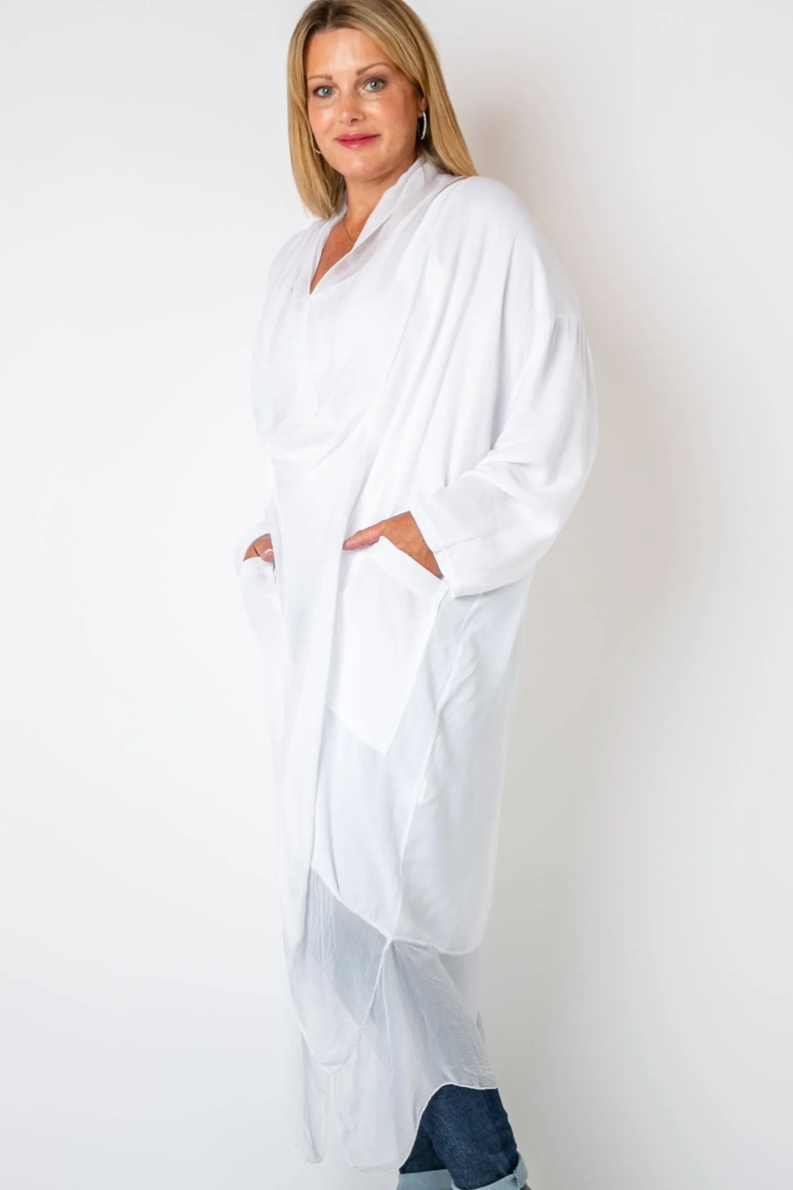 Two Pocket Crossover Tunic