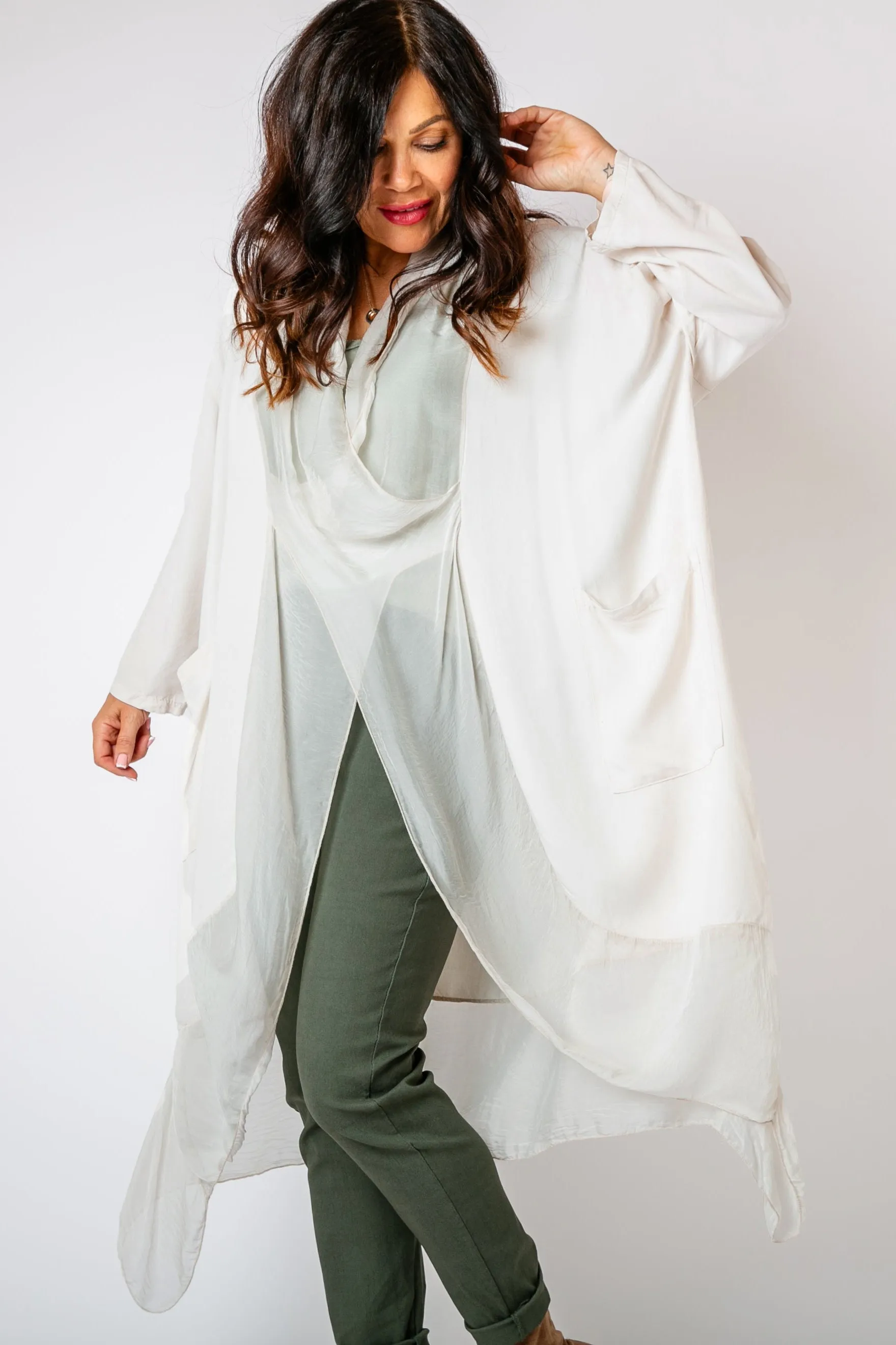 Two Pocket Crossover Tunic