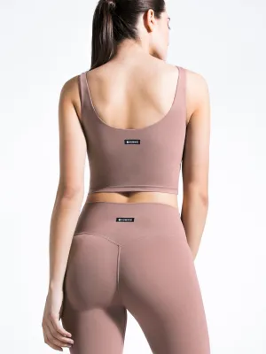 U NECK NUDE TANK
