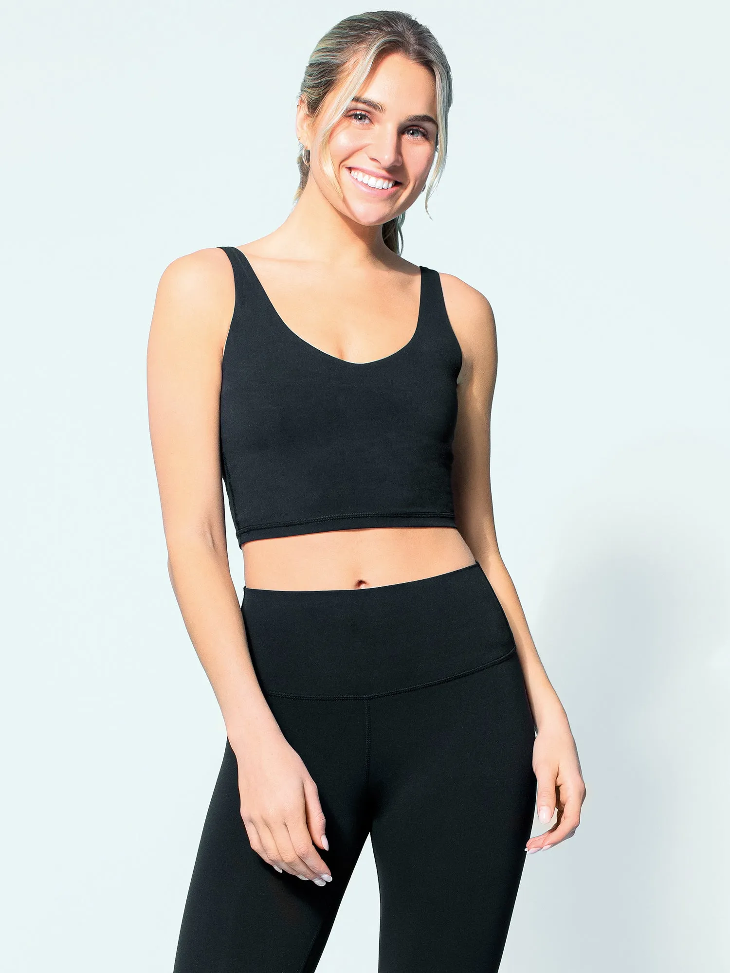 U NECK NUDE TANK
