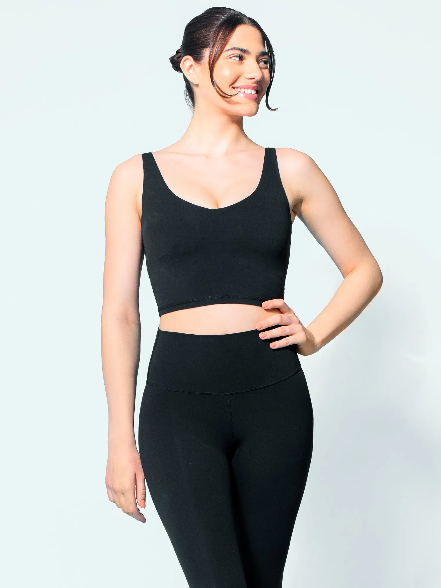 U NECK NUDE TANK
