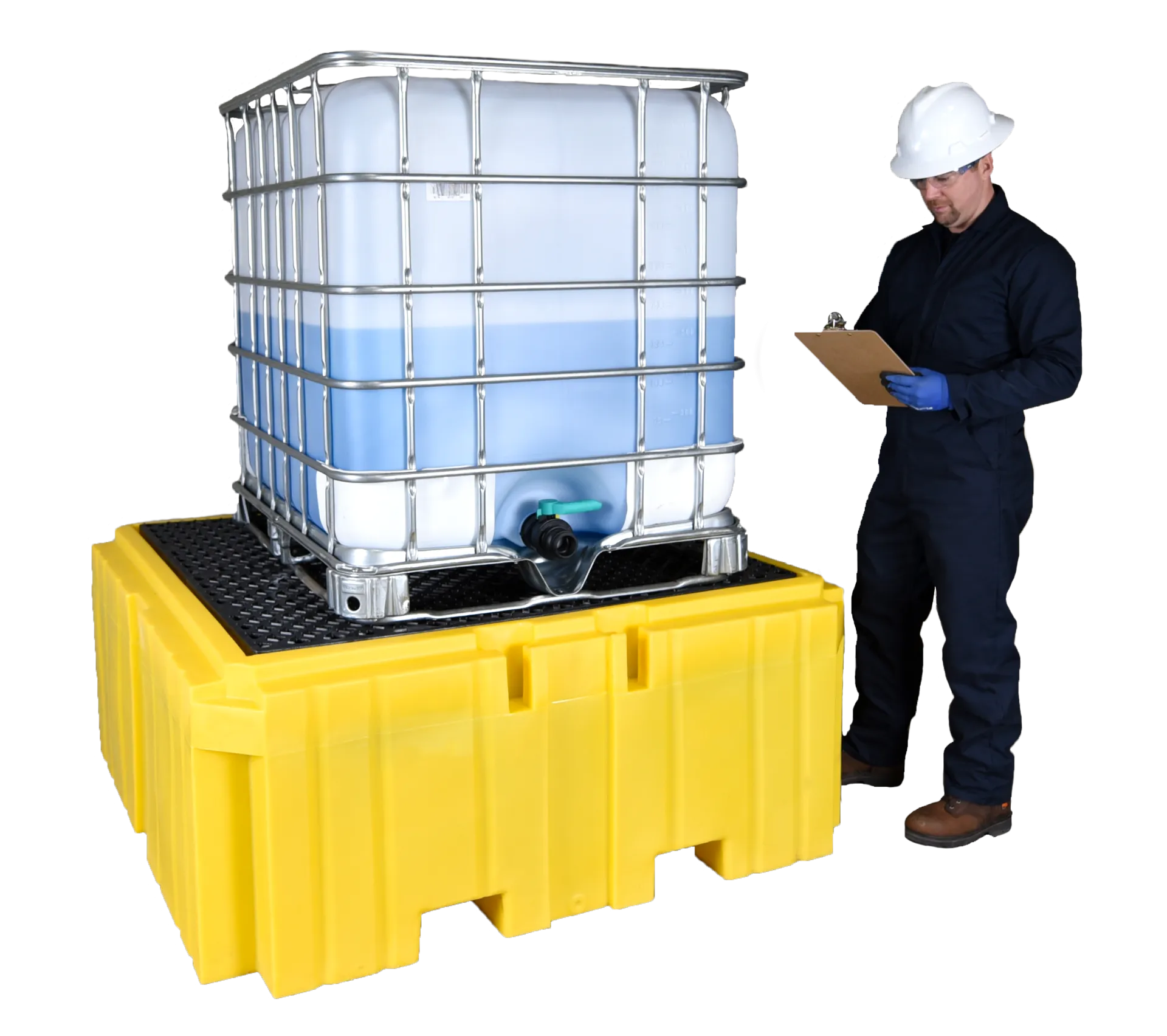 Ultra - IBC Spill Pallet Plus, Drain LLDPE