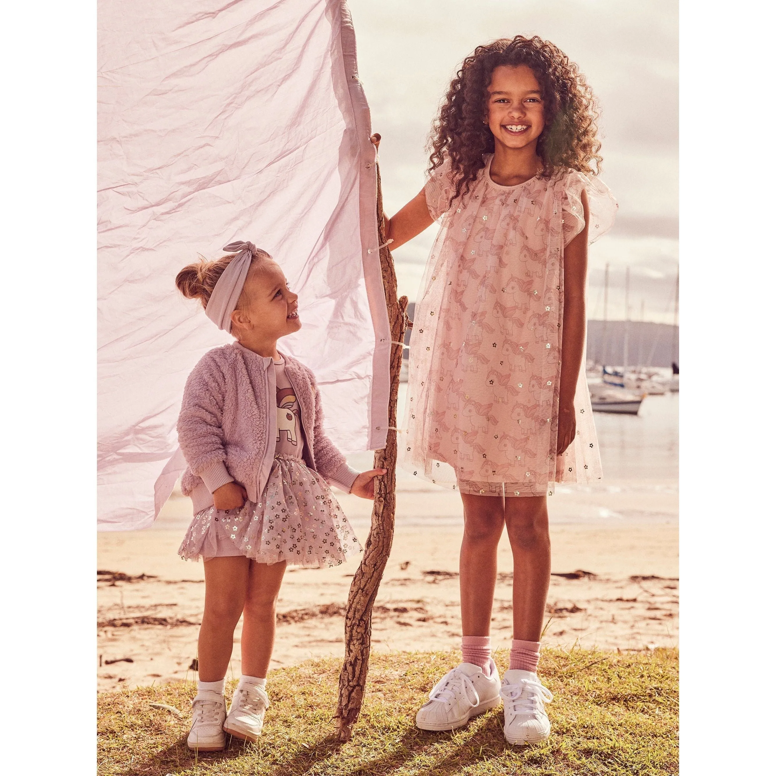 Unicorn Flutter Sleeve Dress