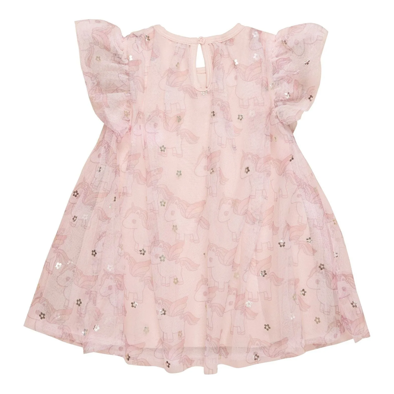 Unicorn Flutter Sleeve Dress