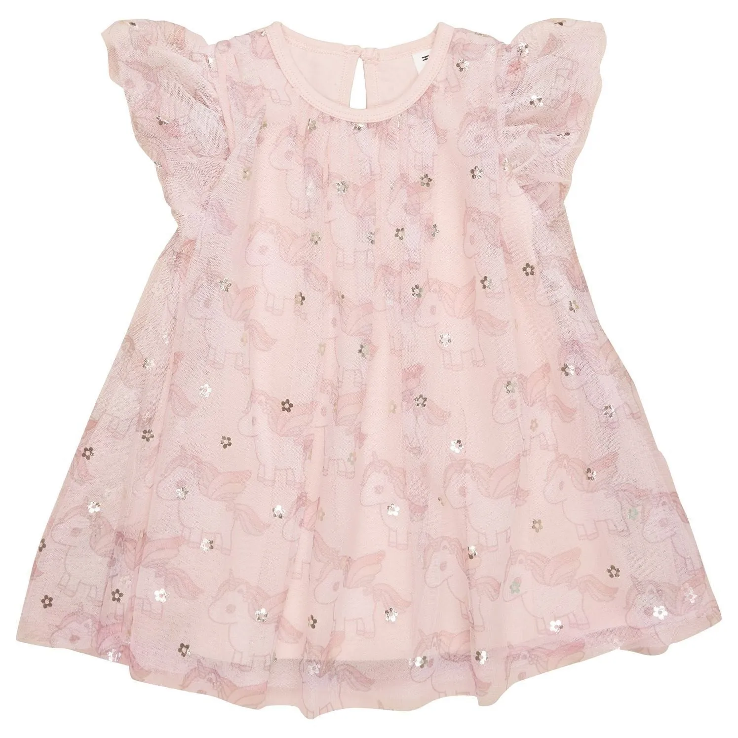 Unicorn Flutter Sleeve Dress