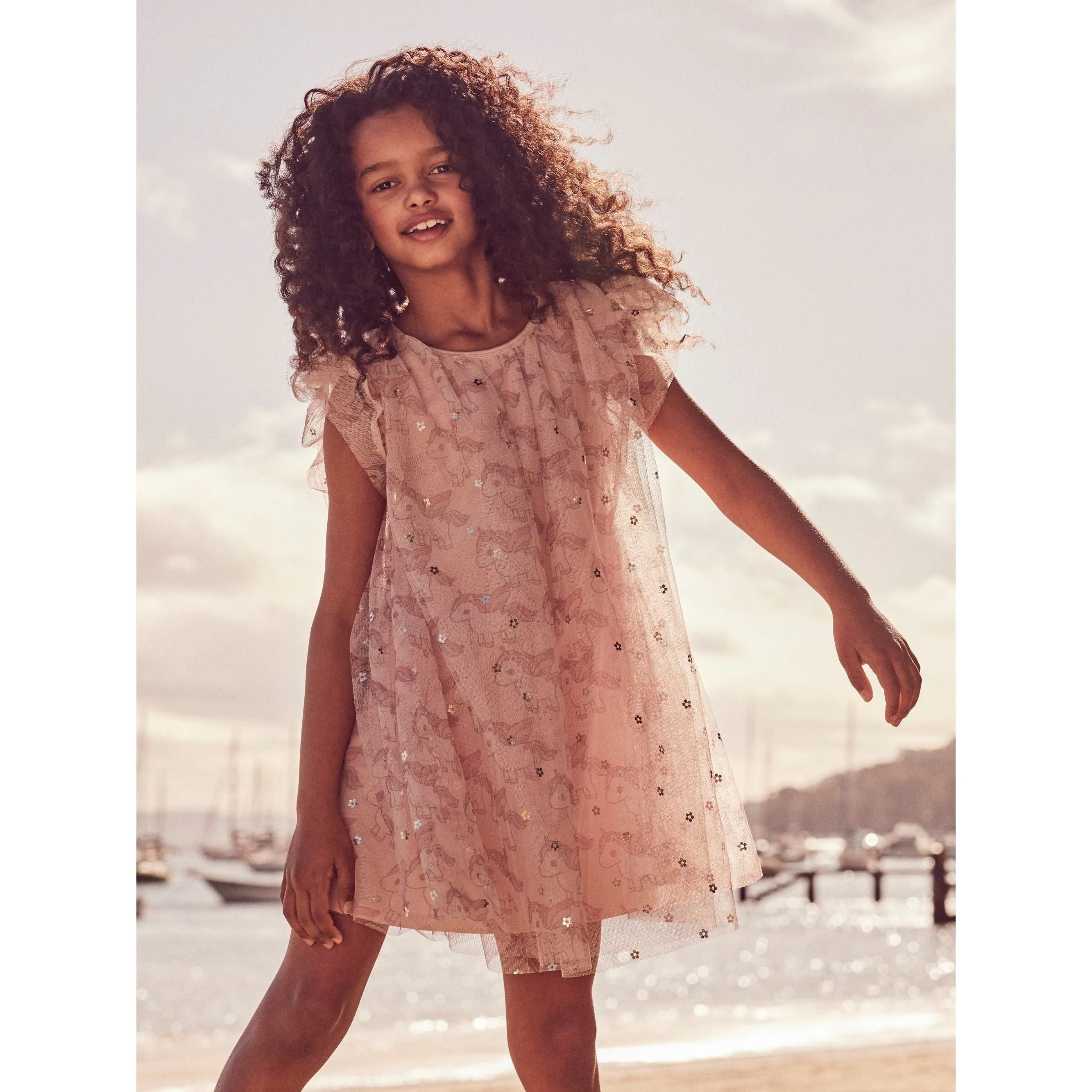 Unicorn Flutter Sleeve Dress