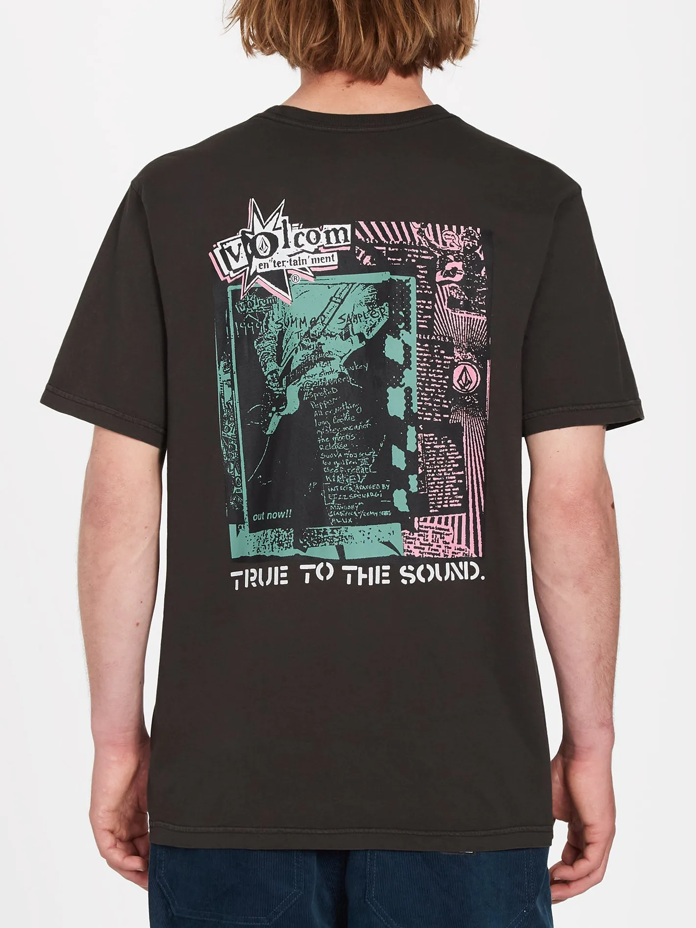 V Entertainment T-shirt - RINSED BLACK