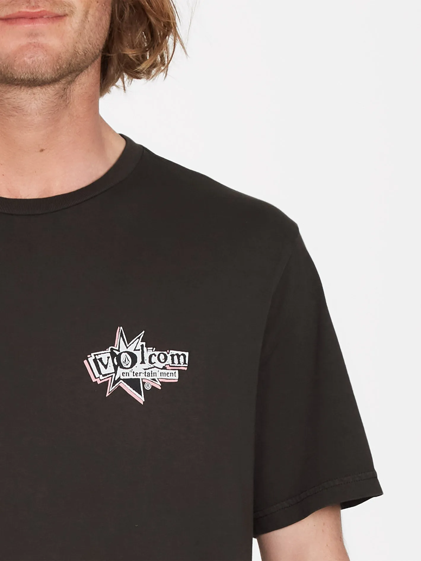V Entertainment T-shirt - RINSED BLACK