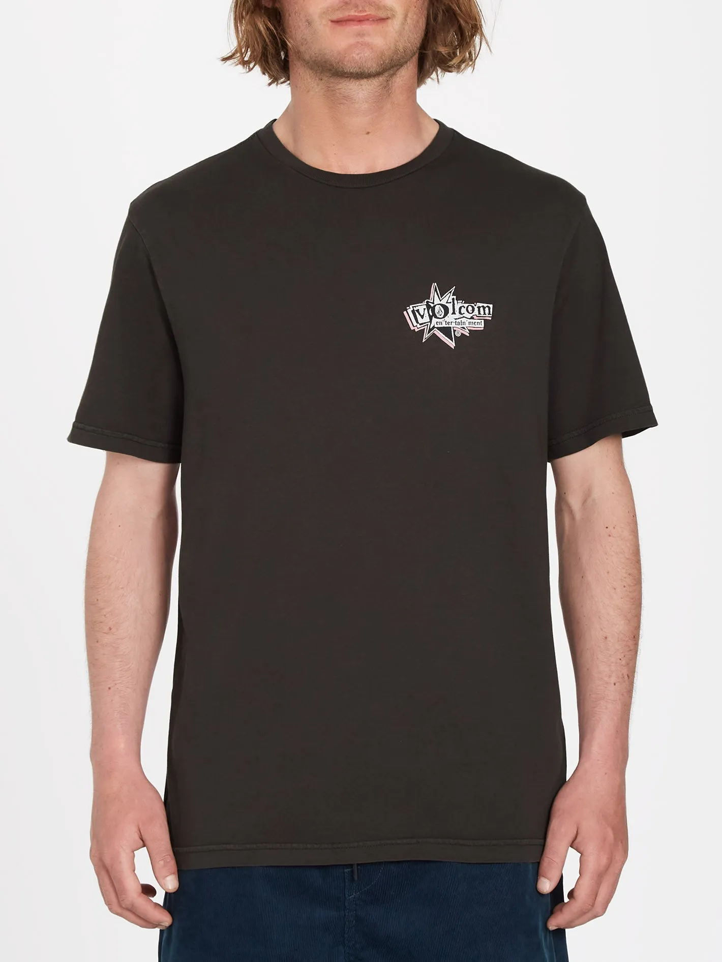 V Entertainment T-shirt - RINSED BLACK
