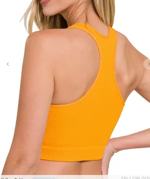 V-Neck Ribbed Tank