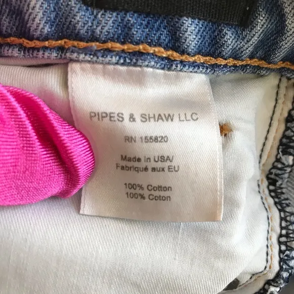 Veronica Beard Debbie shorts sz 28 jean shorts raw hem button fly pipeline wash