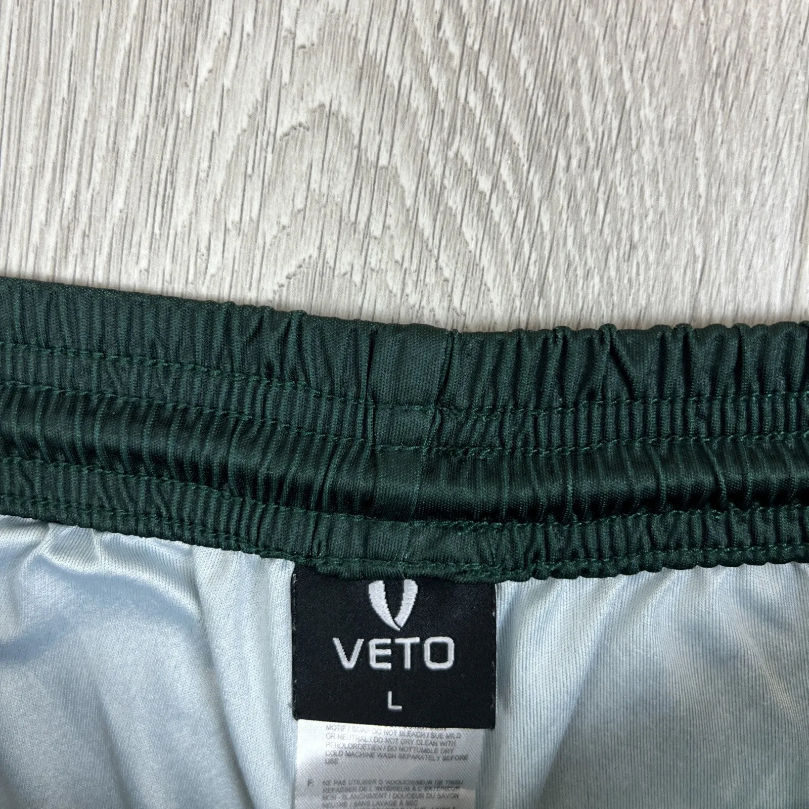 Veto Mens Green Strathfield F.C Soccer Shorts Football Shorts Size Large