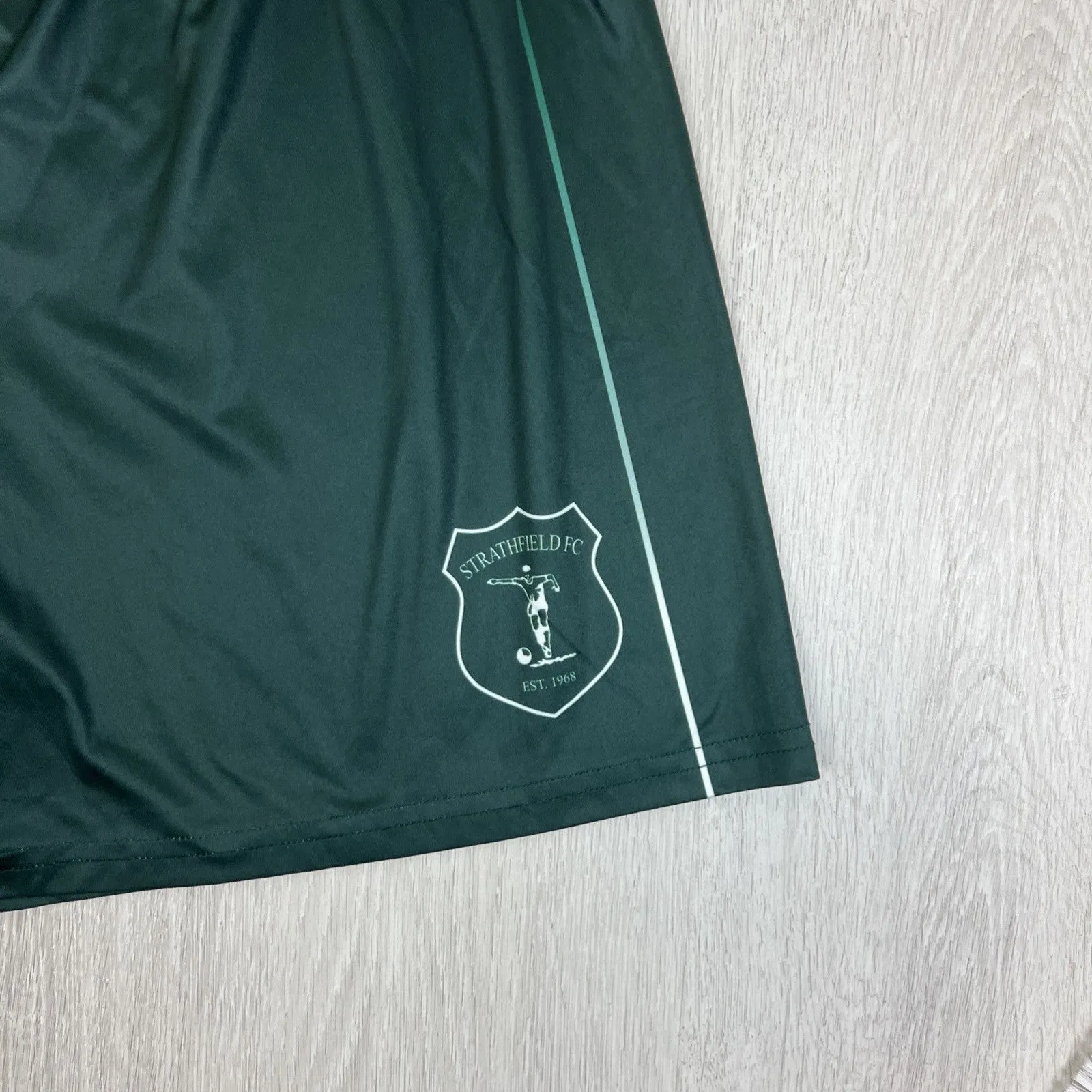 Veto Mens Green Strathfield F.C Soccer Shorts Football Shorts Size Large