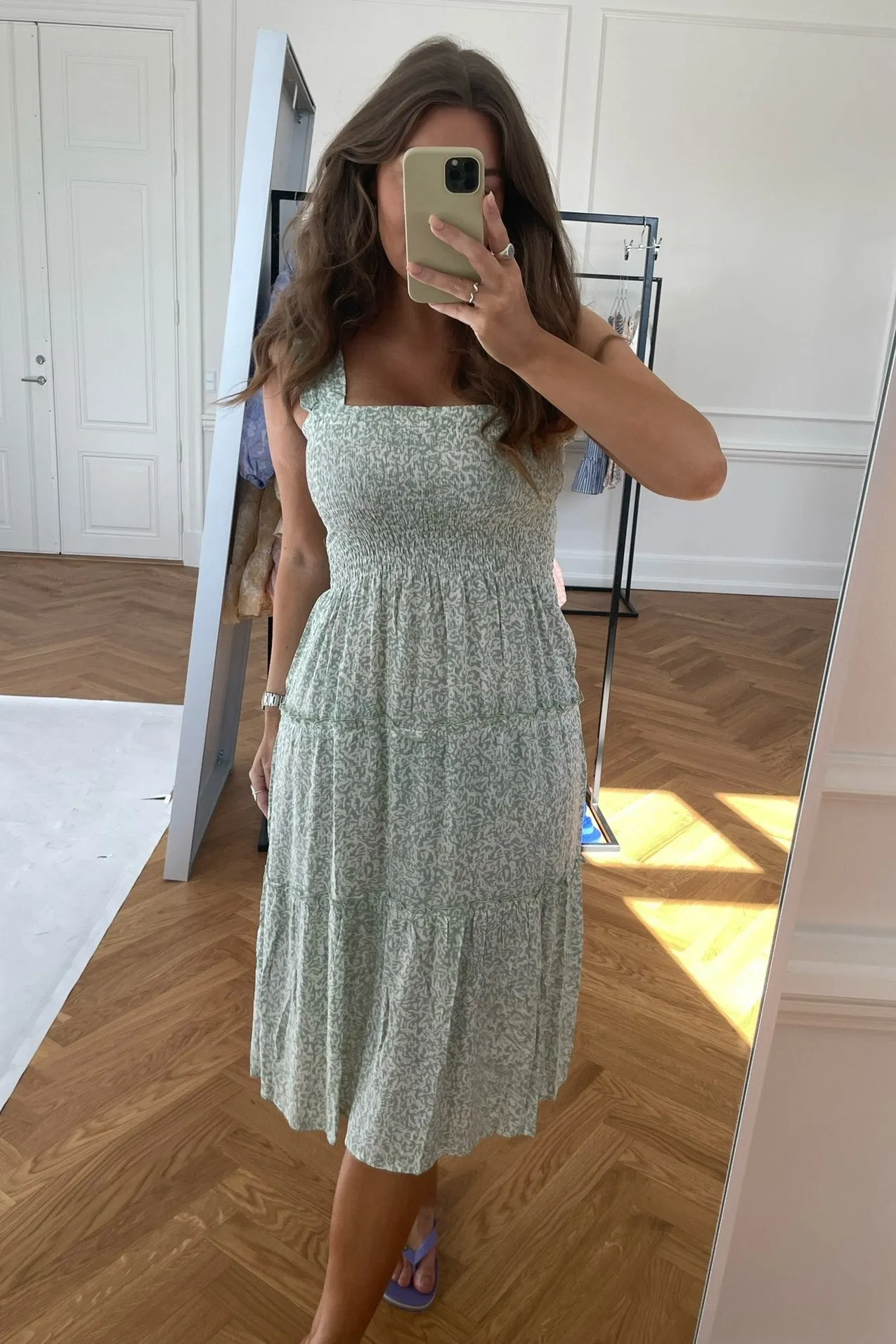 VMJenny Smock Kjole - Lysegrøn