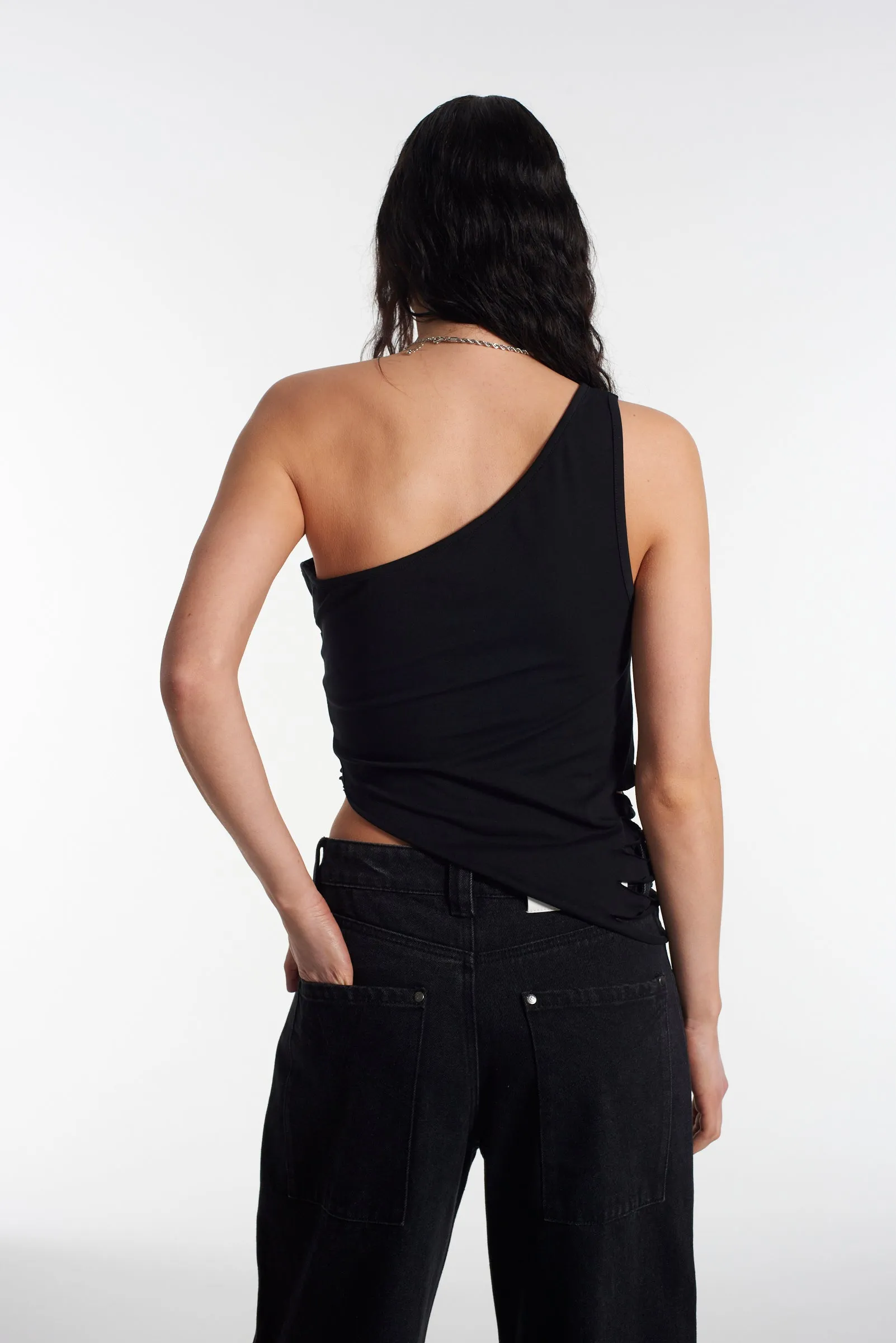 Web Slashed Vest Top