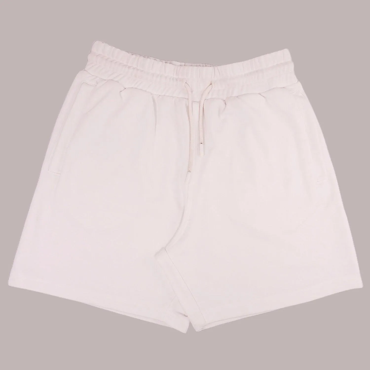 White Unisex Premium Terry Shorts
