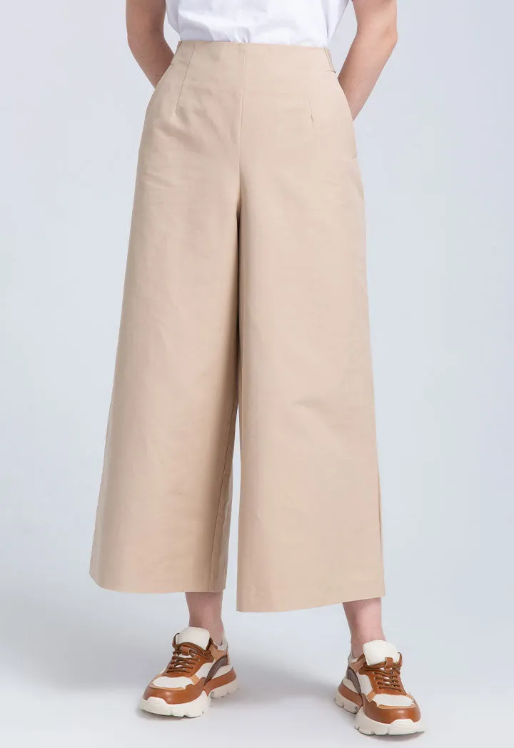 Wide Leg Straight Cut Culottes