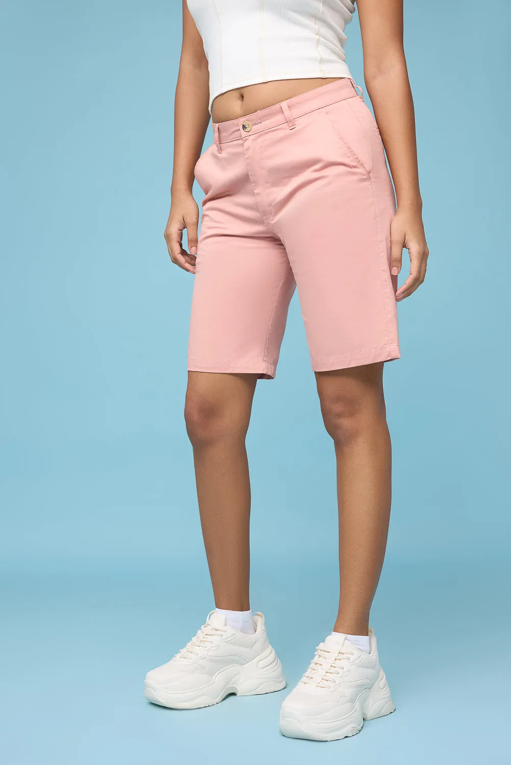 Women's Peach Summer Shorts