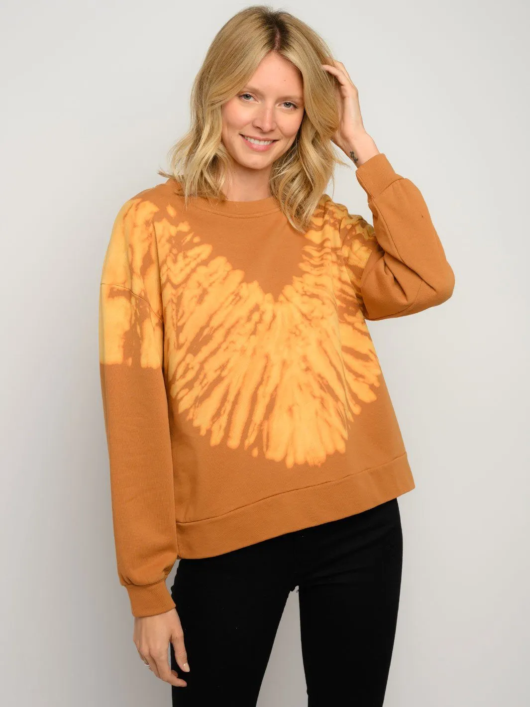 WOMEN'S TIE DYE SWEATSHIRT TOP