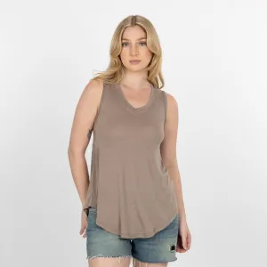 Womens V-neck Swing Tank - Fungi