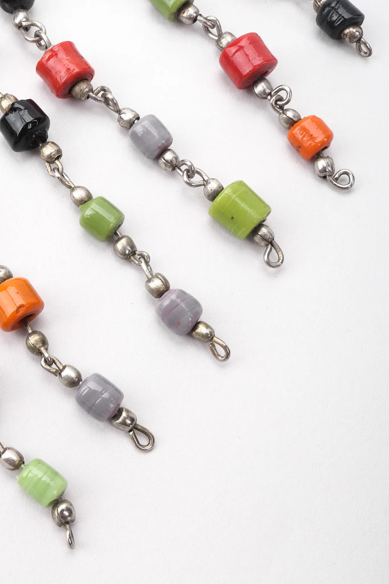 XL Chain Bead Earrings