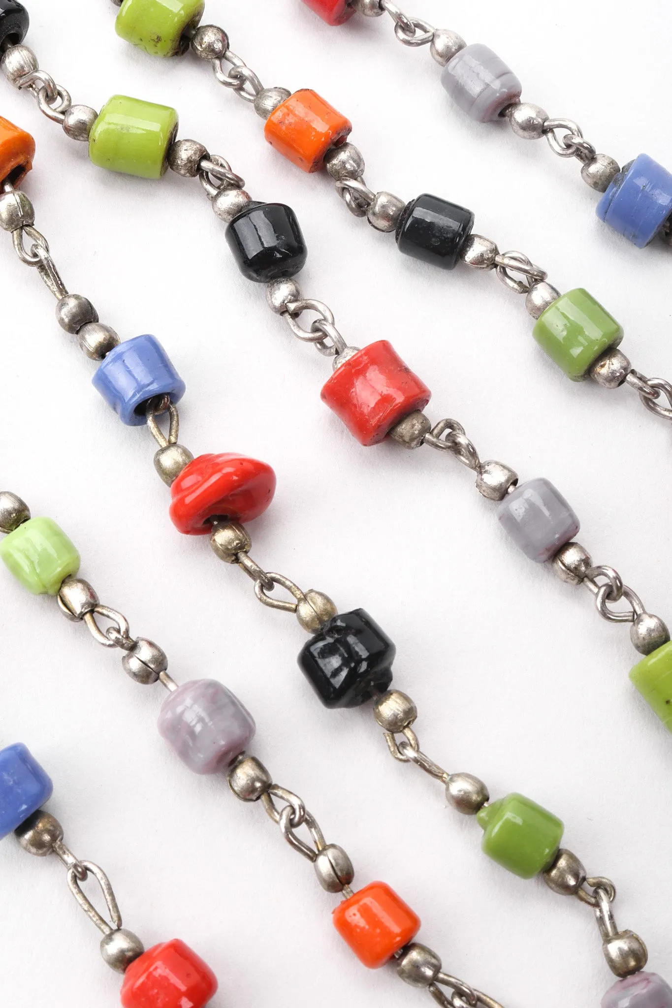 XL Chain Bead Earrings