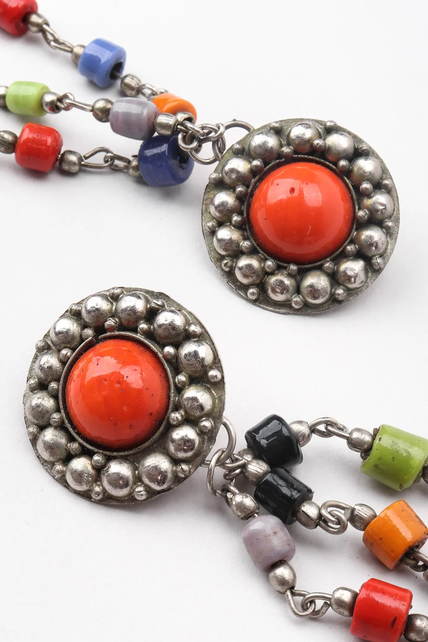 XL Chain Bead Earrings