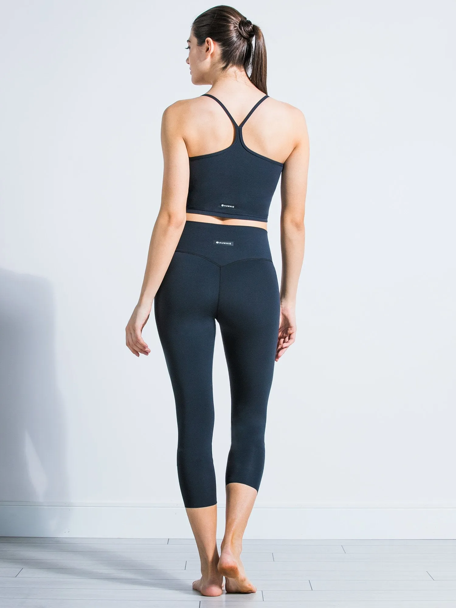 Y NUDE TANK, MIDNIGHT GREY