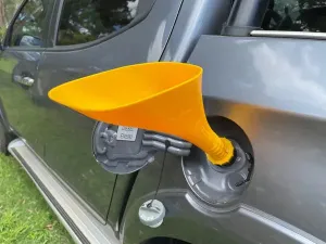 Yellow Diesel Scrunnel Funnel