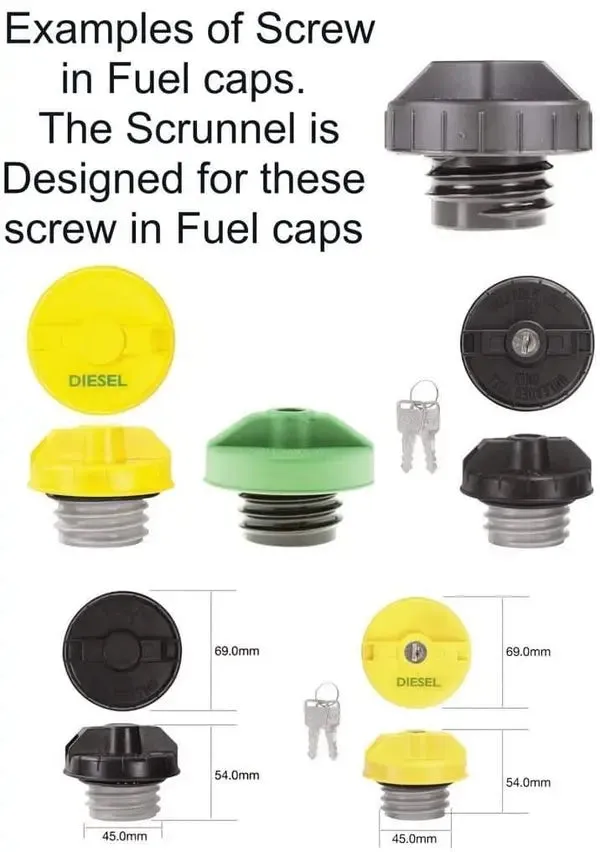 Yellow Diesel Scrunnel Funnel