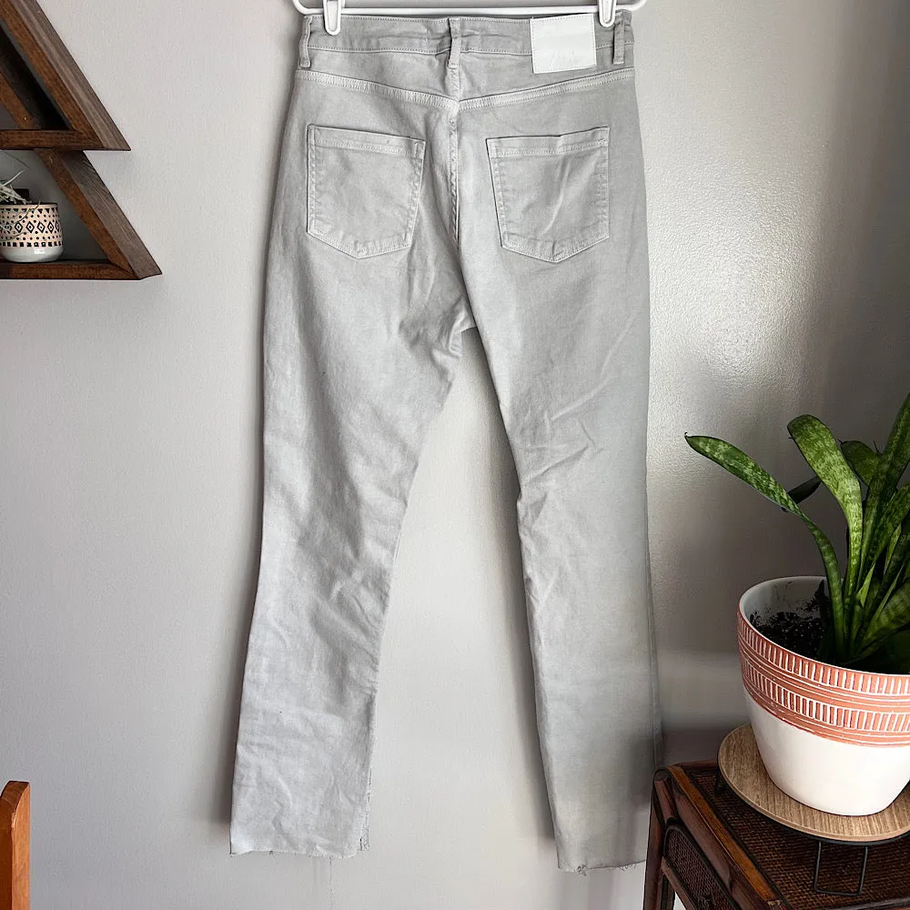 Zara High Waist Side Slit Jeans (8L)